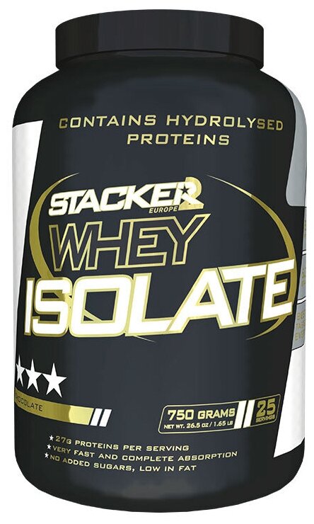 Протеин Stacker 2 Whey Isolate, 750 гр., шоколад