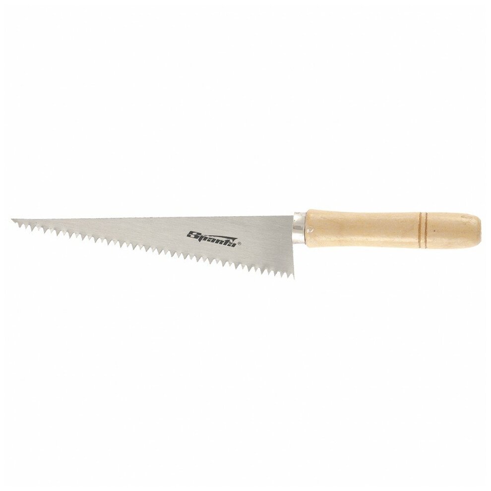 Ножовка по гипсокартону, 180 мм, деревянная рукоятка - фотография № 1