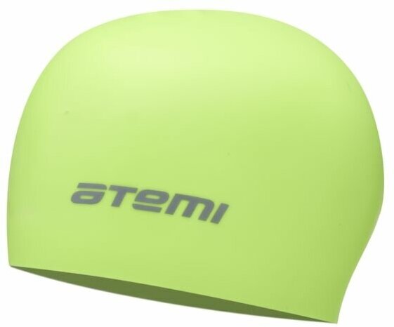 Шапочка для плавания Atemi, силикон (б/м), неоново-жёлтая, RC305
