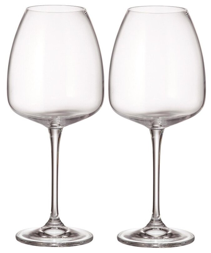Набор бокалов для вина Anser, 610 мл, 2 шт Crystalite Bohemia 7394065 .