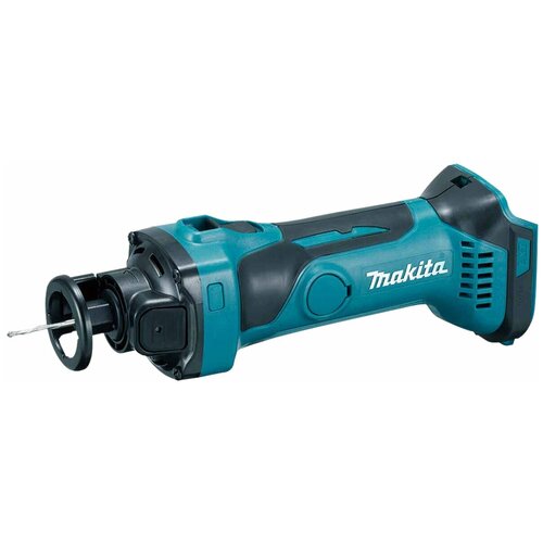 Аккумуляторный кромочный (триммер) фрезер Makita DCO180Z (18V, Li-Ion) без АКБ и ЗУ, без аккумулятора бирюзовый/черный фрезер гипсорез аккумуляторный 18в 3 18 6 35мм li ion 1x4ач makita dco180rm