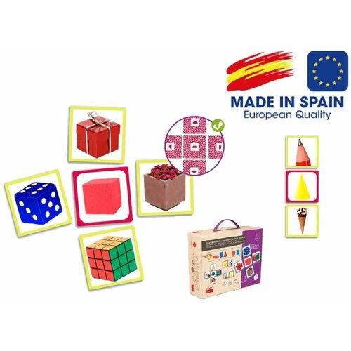 Обучающие карточки Найди геометрическую фигуру в повседневной жизни