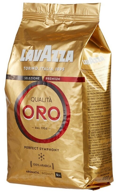 "Кофе в зернах Lavazza Qualita Oro, 1 кг" - фотография № 6