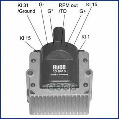 Катушка Системы Зажигания 138416 HÜCO арт. 138416