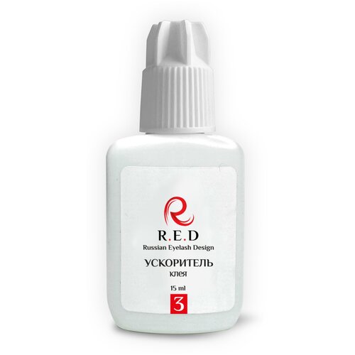 Ускоритель клея для наращивания ресниц RED (GLUE BOOSTER) 15мл