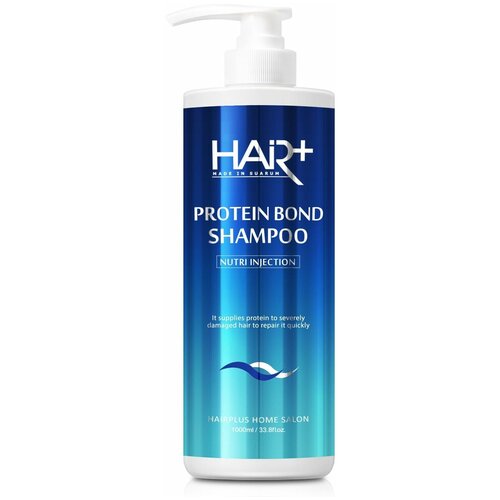 Hair Plus Восстанавливающий шампунь для волос с протеинами Protein Bond Shampoo, 1000 мл