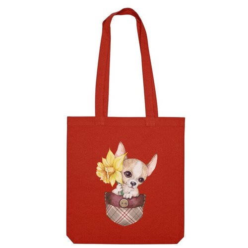 фото Сумка шоппер us basic, красный