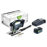 Аккумуляторный электролобзик Festool PSBC 420 Li 5,2 EBI-Plus 5.2Ач x1 кейс - изображение