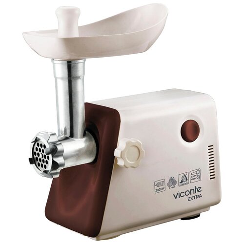 Мясорубка Viconte VC-302, бежевый/коричневый