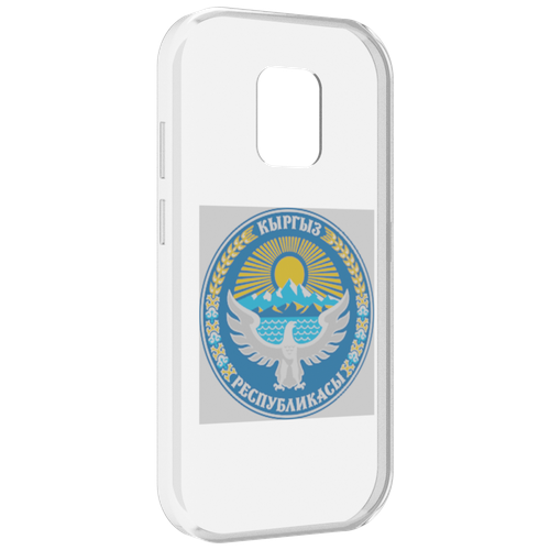 Чехол MyPads герб-киргизия для UleFone Power Armor 14 / 14 Pro задняя-панель-накладка-бампер