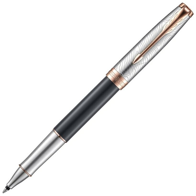 Ручка-роллер Parker Sonnet Stratum SE18 T541, Grey PGT 2054828