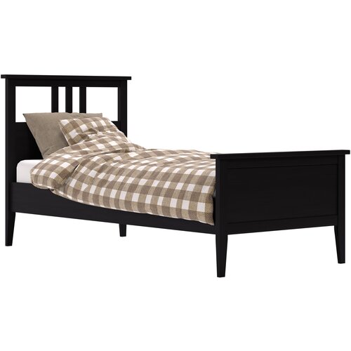 Комплект кровать Leset Мира 90х200 с основанием Черный 26064₽