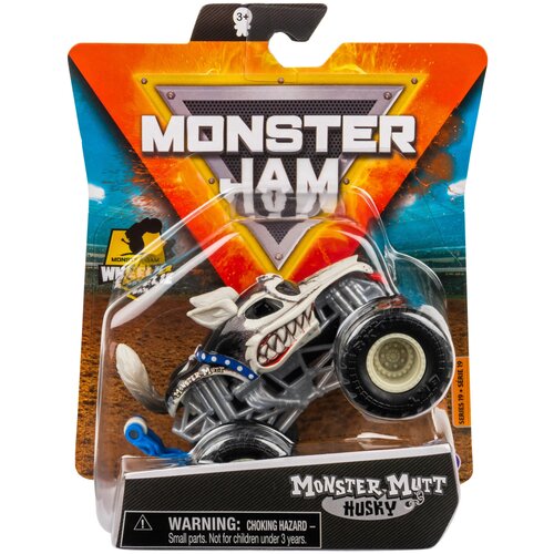 Машинка Monster Jam 1:64 Monster Mutt Husky 6044941