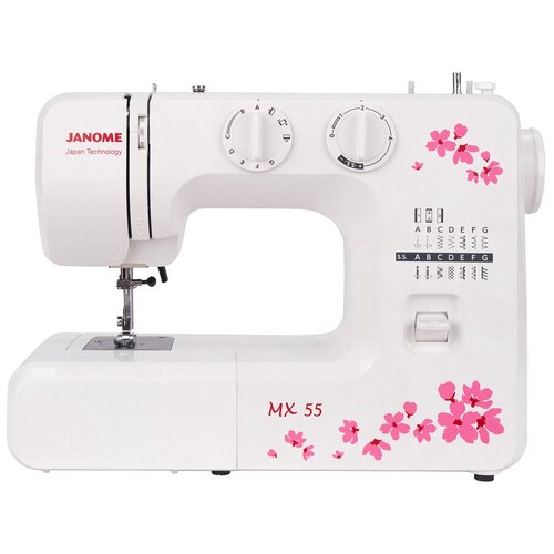 Швейная машина Janome MX 55, белый швейная машина janome mx 77