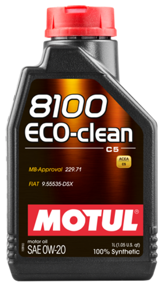 Motul 8100 Eco-clean 0W20 (1л)