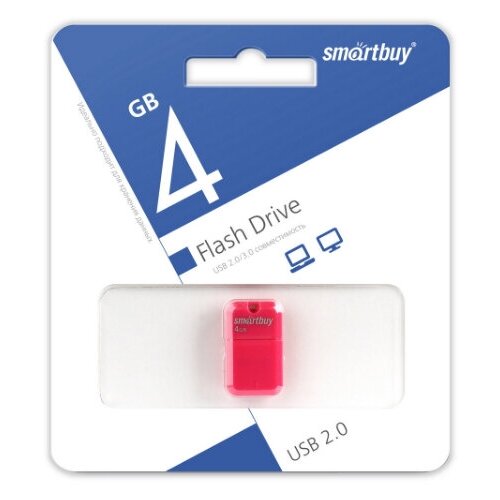 Память Flash USB 04 Gb Smart Buy ART Pink