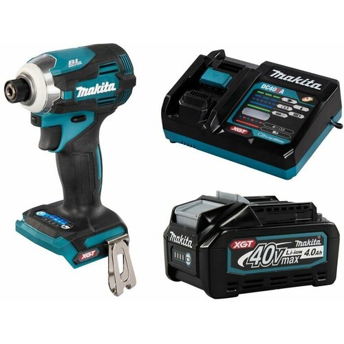Шуруповерт импульсный аккумуляторный 220Нм 40В XGT Li-Ion 1x4Ач Makita TD001GM101 5153000₽