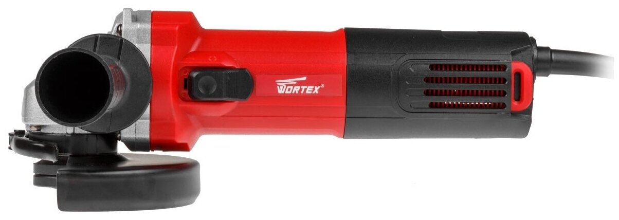 Одноручная углошлифмашина WORTEX AG 1208-1 в кор. (800 Вт, диск 125х22 мм) (AG1208100019) - фото №10