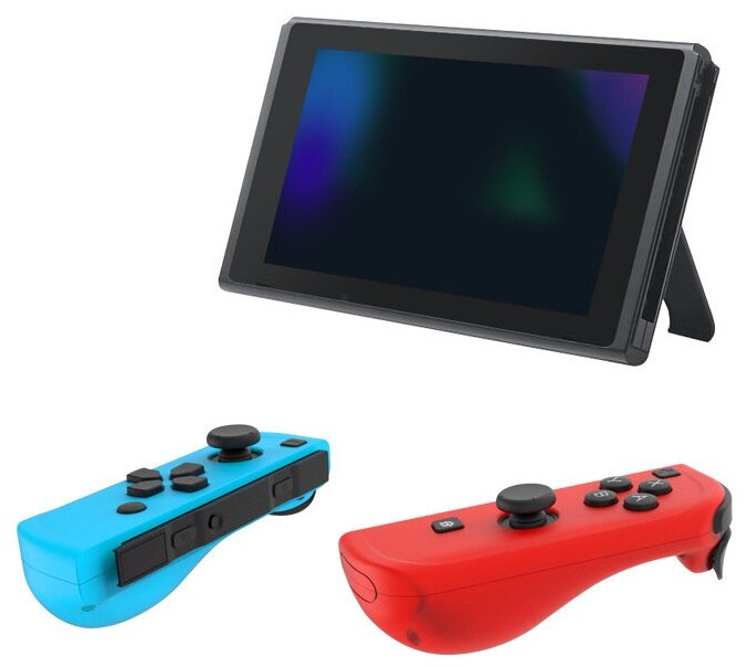 Набор DOBE из 2-х контроллеров Joy-Con Неоновый красный/Неоновый синий (Switch) TNS-1810