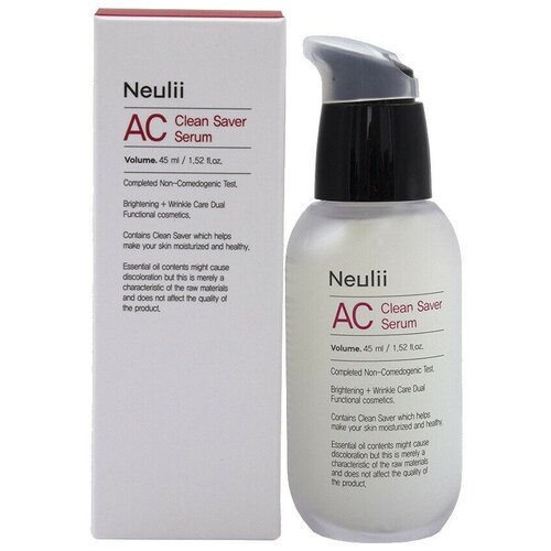 Сыворотка для проблемной кожи NEULII Aс Clean Saver Serum тонер для проблемной и чувствительной кожи neulii ac clean saver toner 100 мл