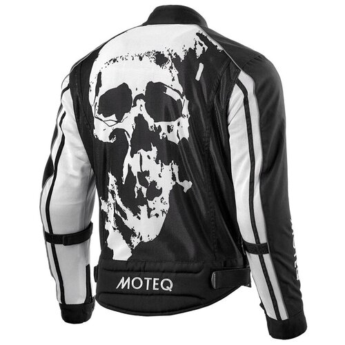 фото Куртка текстильная moteq rebel, мужской(ие), черный/белый, l