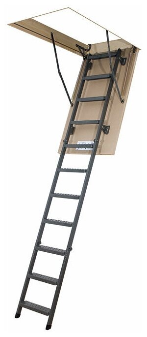 Чердачная лестница металлическая FAKRO LMS 60*120*280 Факро