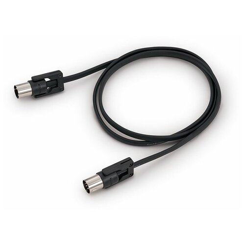Rockboard RBO CAB MD FX 100 BK FlaX Plug MIDI Cable, 100 cm / 39 3/8