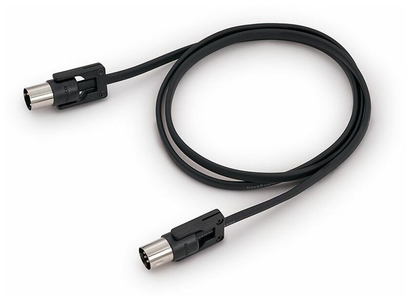 Rockboard RBO CAB MD FX 100 BK FlaX Plug MIDI Cable, 100 cm / 39 3/8"