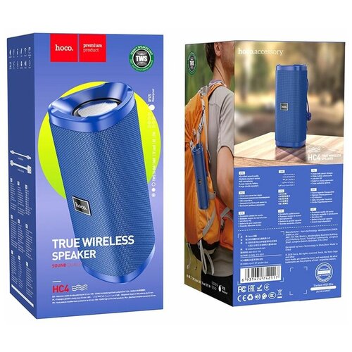 Наушники Hoco HC4 Bluetooth-колонка Bella синий 163200₽