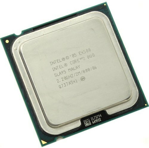 Процессор Intel Core 2 Duo E4500 LGA775, 2 x 2200 МГц, OEM