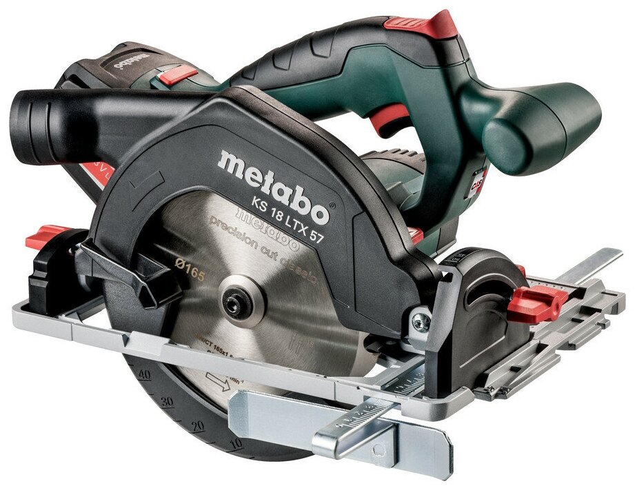 Аккумуляторная ручная циркулярная пила Metabo KS 18 LTX 57 (601857700)