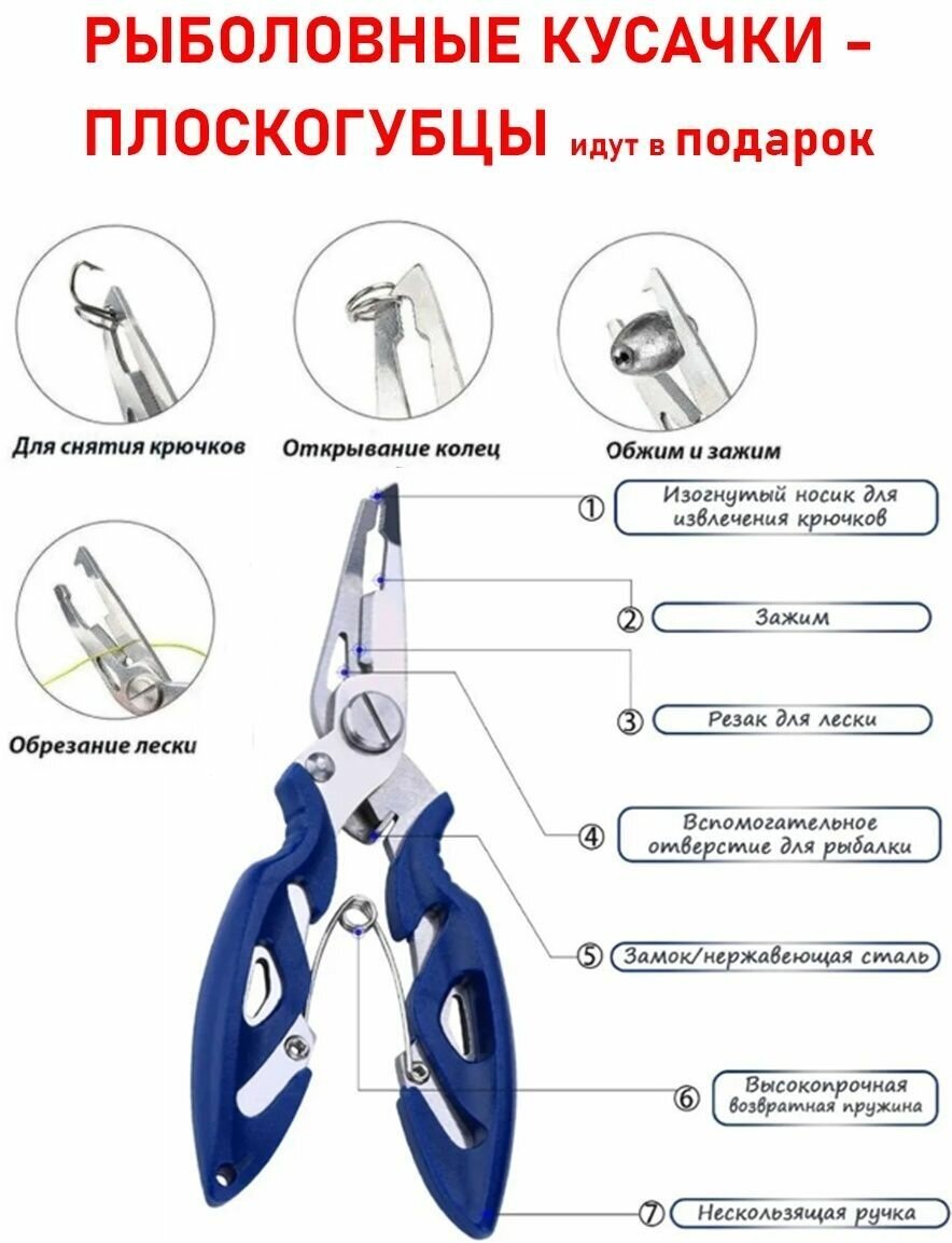 Набор для рыбалки Зажим рыболовный/Зевник