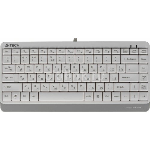 Клавиатура A4TECH Fstyler FK11, USB, белый [fk11 usb (white)]