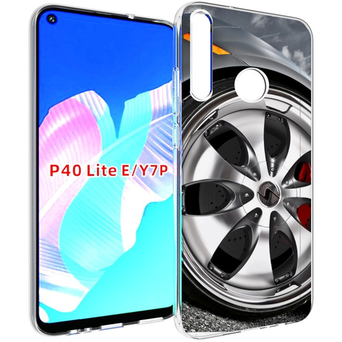 Чехол задняя-панель-накладка-бампер MyPads Колесо мужской для Huawei P40 Lite E/Huawei Y7p/Honor Play 3/Enjoy 10 противоударный