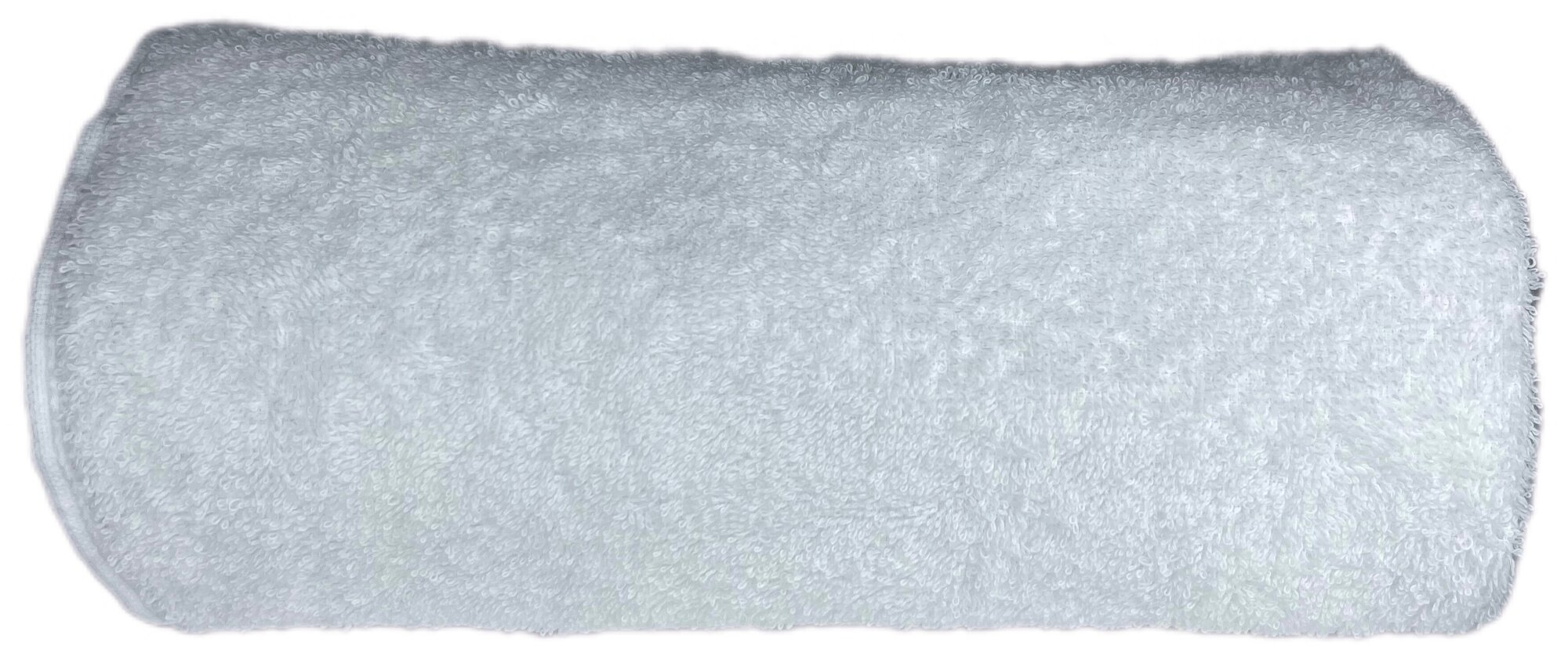 Полотенце махровое белое 70х140 см, Вышневолоцкий текстиль, плотность ткани 400 г/кв.м. - фотография № 5