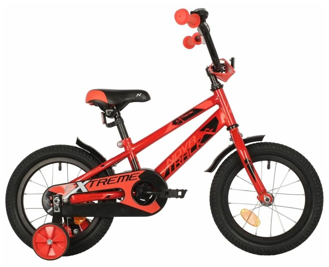 Детский велосипед Novatrack Extreme 14" (2021) 14 Красный