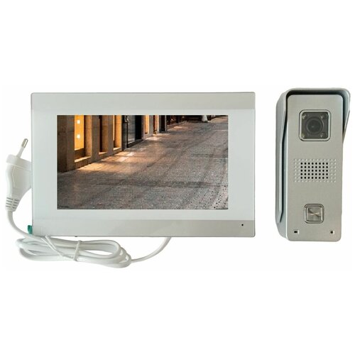Комплект WiFi видеодомофона Смарт Страж КИТ-2 1080P/2Mpix FHD для дома, квартиры, офиса, Tuya/Smart Life