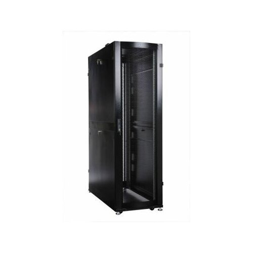 Шкаф ЦМО серверный 42U 600x1130мм пер. дв. перфор. 2 бок. пан. 1350кг черный