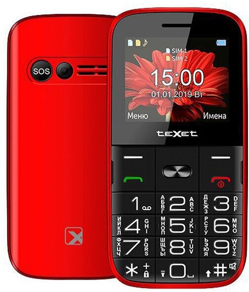 Сотовый телефон teXet TM-B227 Red