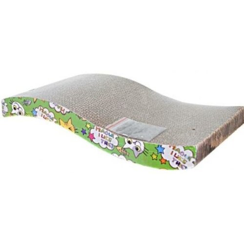 Уют Когтеточка для кошек S-образная, гофрокартон, 43*22*7,5см