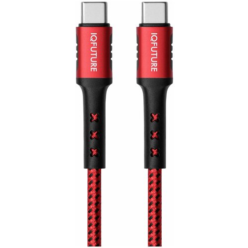 кабель type c usb 5a iqfuture iq uc5a для зарядки и передачи данных 1 2 метра Кабель Type-C - Type-C 3A IQFuture IQ-UC3A для зарядки и передачи данных 2 метра