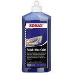 Воск для автомобиля SONAX цветной полироль с воском (синий) - изображение