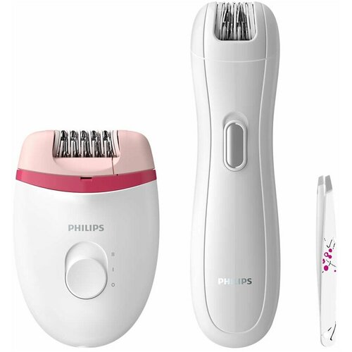 Эпилятор Philips BRP506 Satinelle Essential (белый/розовый)