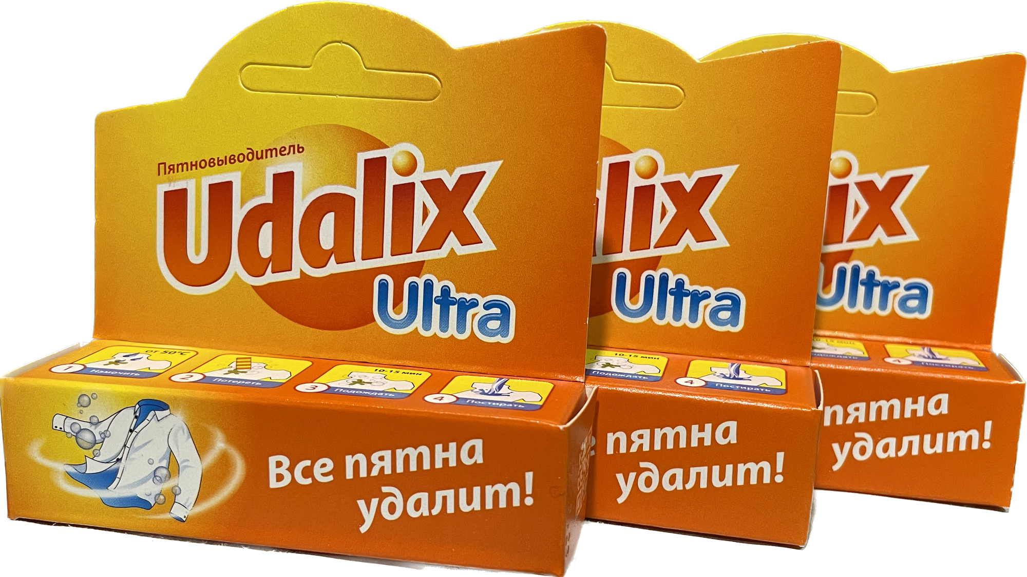 Udalix Карандаш-пятновыводитель универсальный Ultra 35г. 3шт.