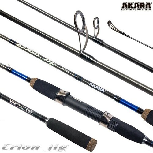 Спиннинг штекерный Akara Erion Jig TX-30, тест 5-25 г, длина 2.48 м