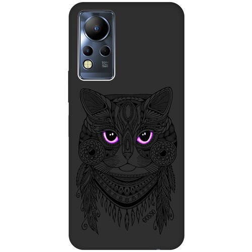 Матовый Soft Touch силиконовый чехол на Infinix Note 12 G88 / Инфиникс Нот 12 с 3D принтом Grand Cat черный матовый soft touch силиконовый чехол на infinix note 12 g88 инфиникс нот 12 с 3d принтом pixel pikachu черный