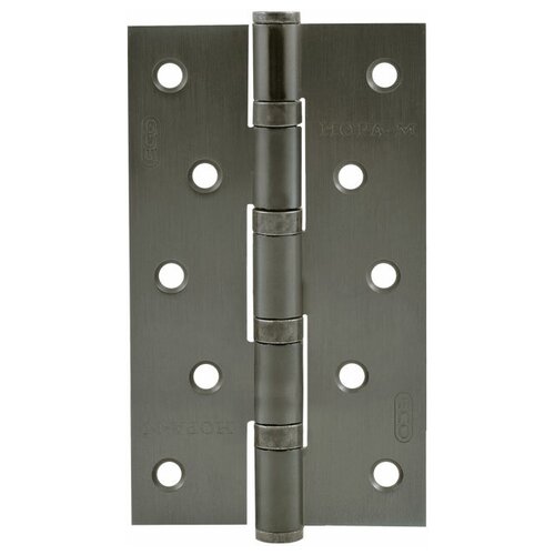 фото Петля дверная универсальная нора-м 5"-4вв eco (125*75*2,5) без колп. - графит