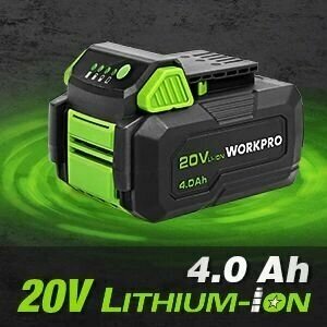 Изображение Беспроводной ударный гайковерт WORKPRO, 20 в, 1/2 дюйма