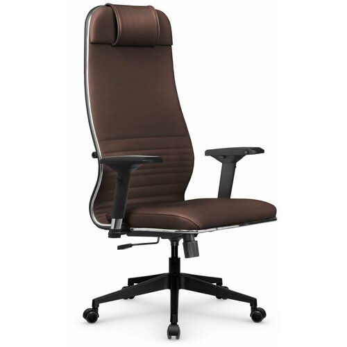 Компьютерное офисное кресло Metta L 1m 38К2/4D MPES, Топган, осн. 17832, Темно-коричневое