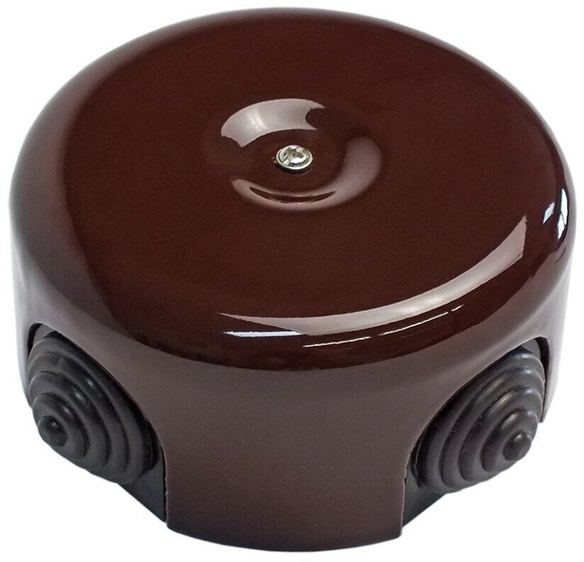 Керамическая распределительная коробка коричневая 78x43 арт. РКК-Б
